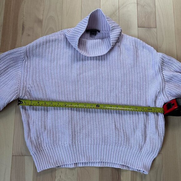 Gorgeous French Connection Lavender Knit Turtleneck - Picture 6 of 7